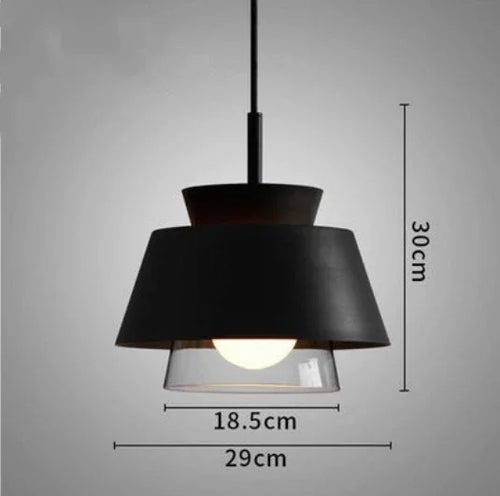 suspension en verre et fer style nordique pour intérieur décoratif - vue 14 sur 13