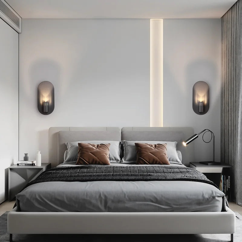 applique murale led en aluminium pour intérieur créatif et moderne - vue 4 sur 7