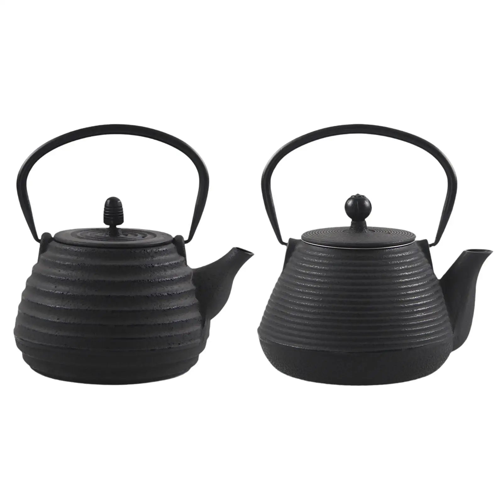 Bouilloire en fonte style japonais 1l avec infuseur - vue 3 sur 7