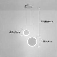 suspension en forme de lune double tête pour décoration intérieure