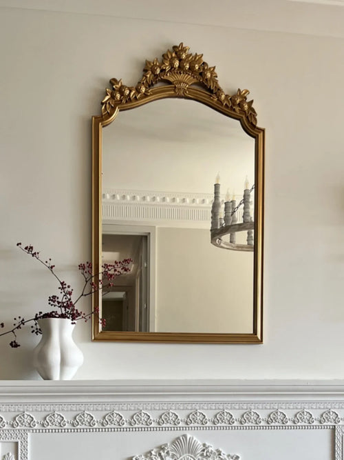miroir rétro européen décoratif design créatif luxe grand HD - vue 2 sur 6