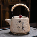 Service à thé japonais rétro kungfu en porcelaine
