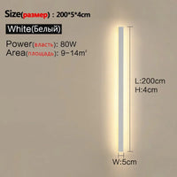 applique murale extérieure à led étanche pour éclairage décoratif