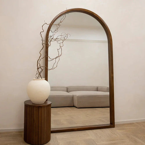 miroir décoratif circulaire pour une ambiance bohème élégante - vue 4 sur 9
