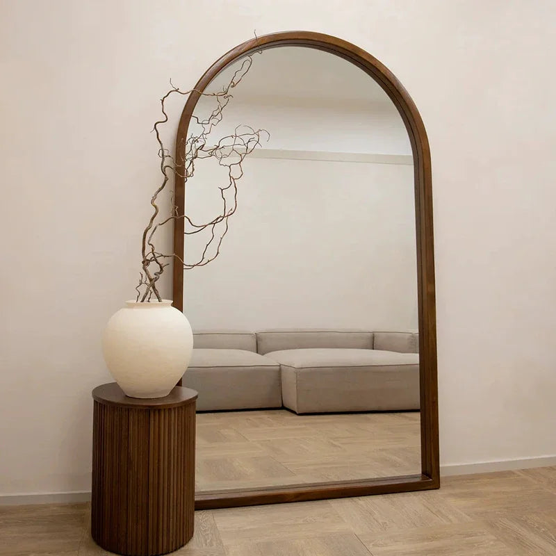 miroir décoratif circulaire pour une ambiance bohème élégante - vue 3 sur 9