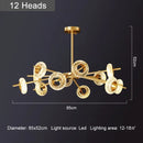 lustre moderne en cristal design pour décoration intérieure