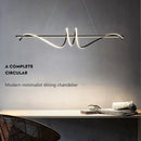 suspension moderne à led pour décoration intérieure élégante