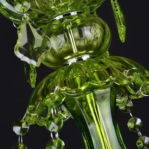 lustre moderne en cristal pour une ambiance luxueuse - vue 7 sur 8