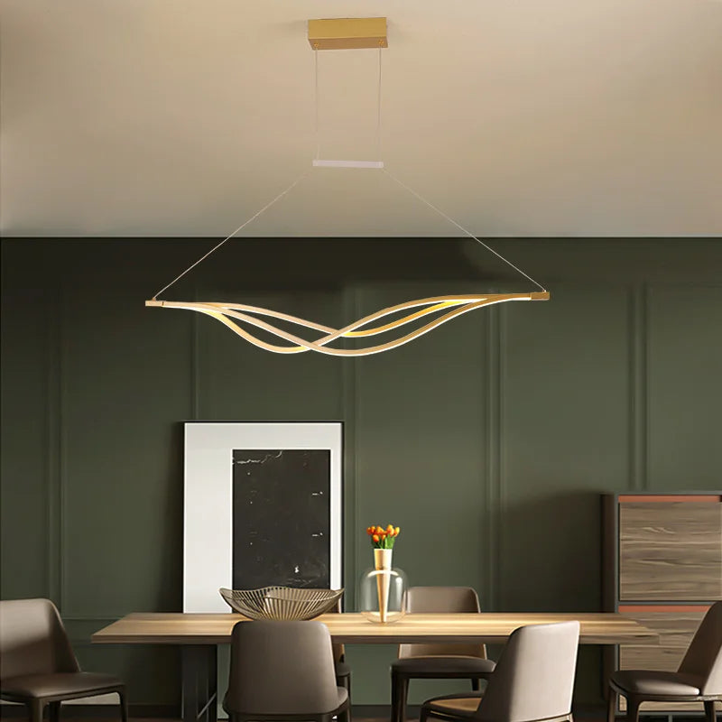 lustre moderne led décoratif pour restaurants et espaces intérieurs - vue 6 sur 10