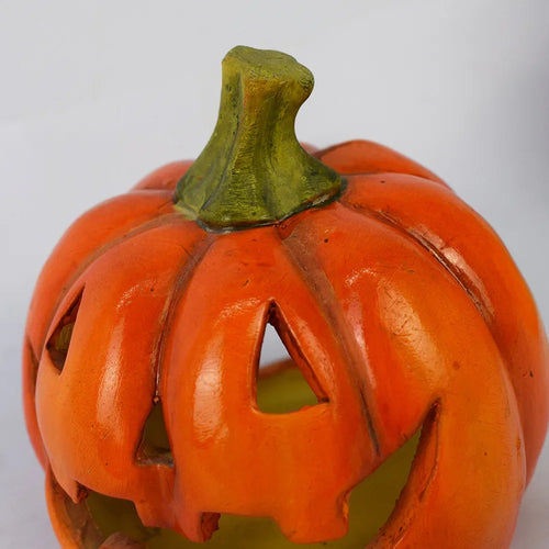 lampe solaire décorative halloween tête de mort corbeau citrouille jardin - vue 4 sur 8