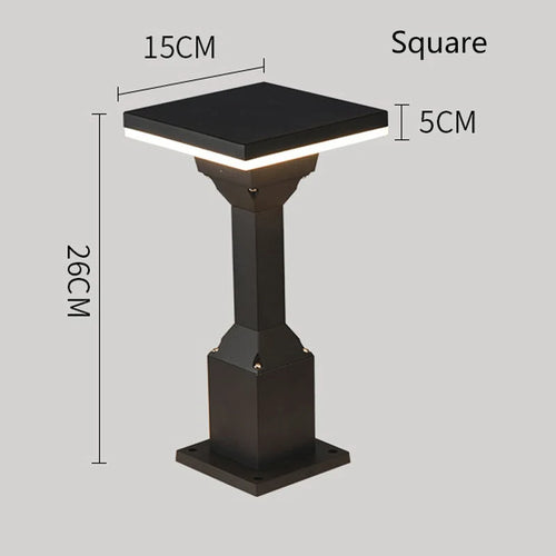 lampe borne led pour éclairage extérieur paysage - vue 9 sur 8
