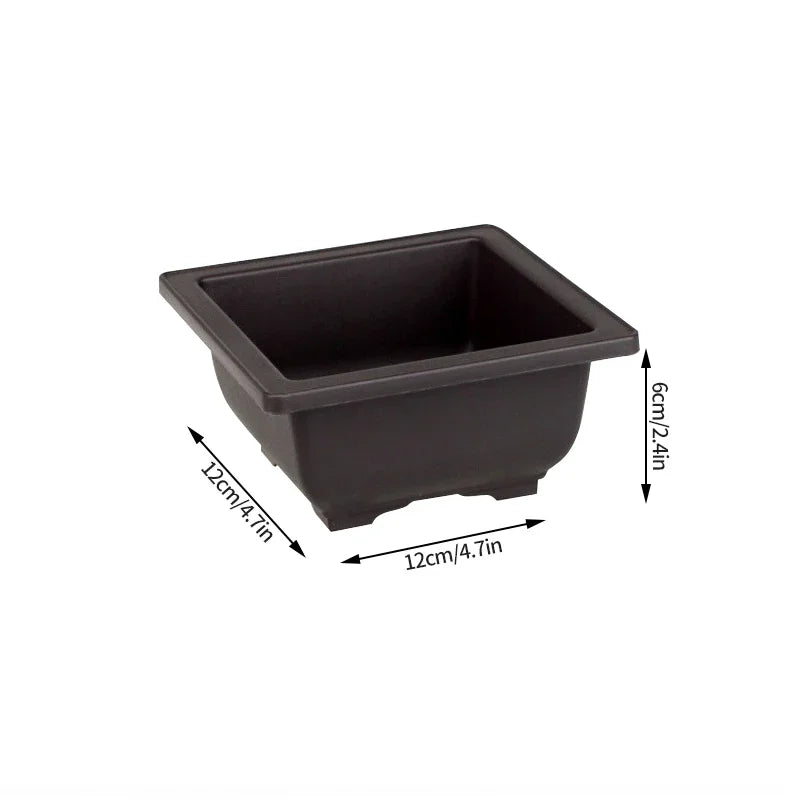 pots de fleurs rectangulaires imitation argile pour jardin extérieur - vue 16 sur 30