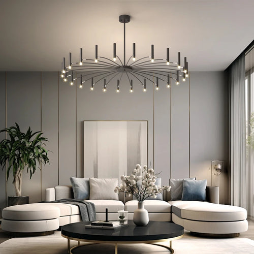 Éclairage intérieur plafond décoration lustre salon lumière salle à manger lumière chambre 110V220V utilisable branche lustre - vue 2 sur 9