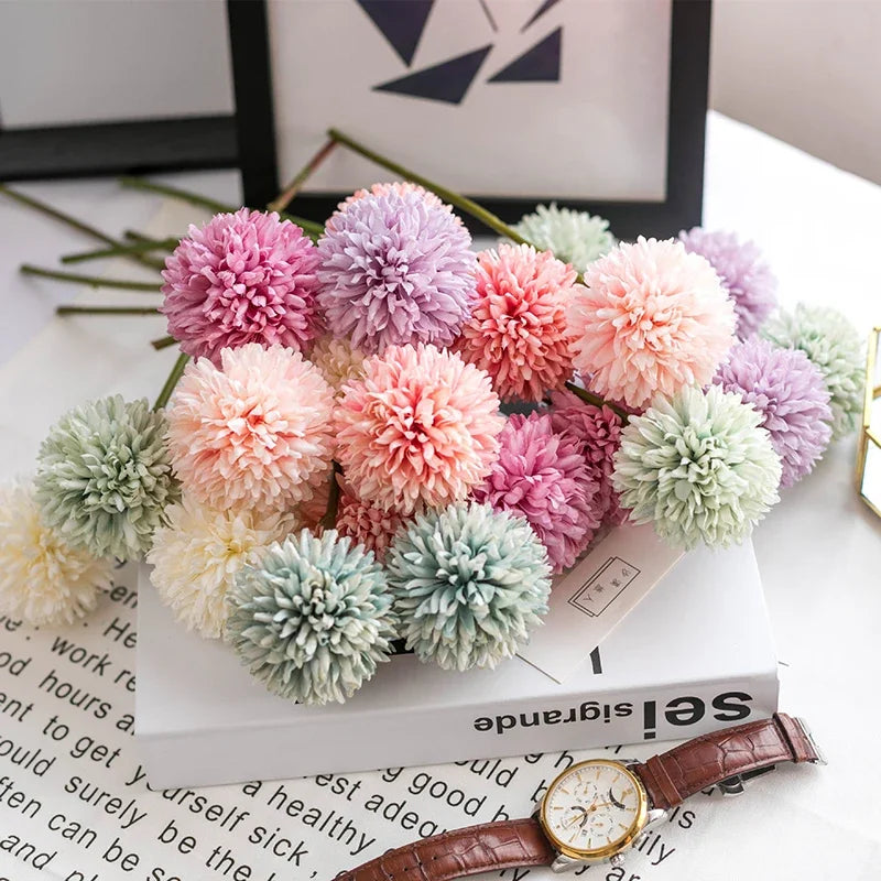 bouquet de fleurs artificielles pour décoration mariage et vases artisanaux - vue 3 sur 15