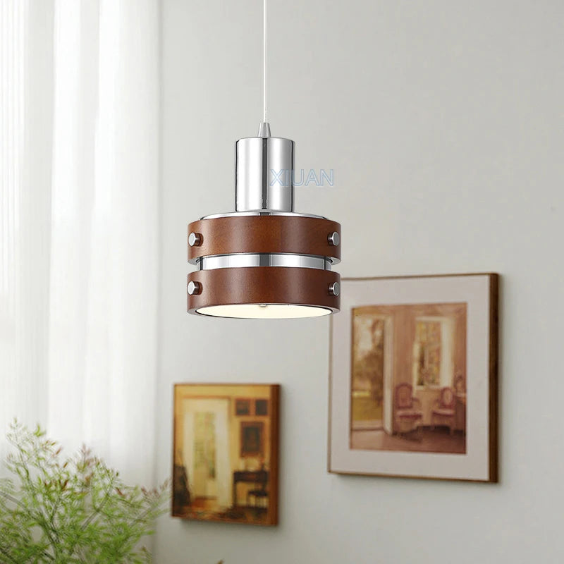 applique murale led bauhaus bois rétro pour lecture - vue 4 sur 8