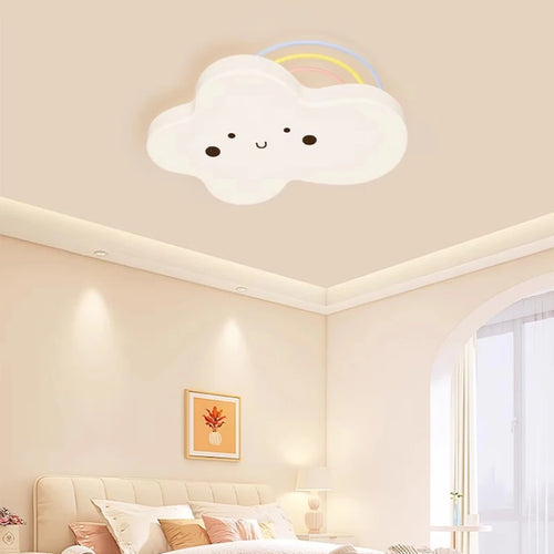 plafonnier nuage arc-en-ciel pour chambre d'enfant décor moderne - vue 4 sur 10