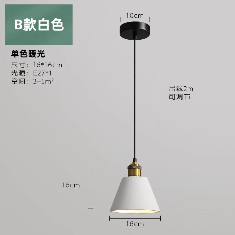 Suspension LED de Style industriel - vue 8 sur 22