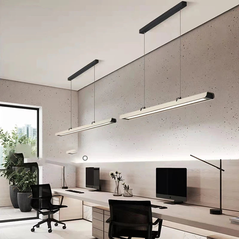 plafonnier led suspendu design minimaliste pour restaurant bar ou magasin - vue 3 sur 8