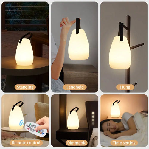 lampe de table extérieure sans fil avec télécommande intelligente - vue 3 sur 9