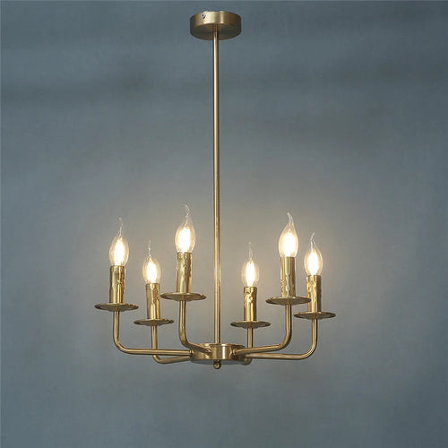 lustre moderne simple en fer avec lumière créative - vue 2 sur 8