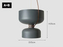 suspension nordique moderne à led pour décoration intérieure créative