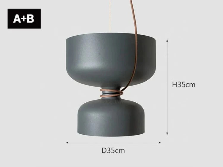 suspension nordique moderne à led pour décoration intérieure créative - vue 19 sur 24