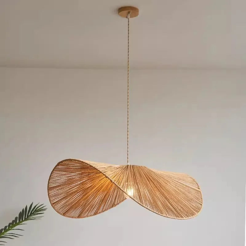 Lustre wabisabi japonaise faite à la main décorative - vue 5 sur 10