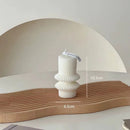 accessoires de décoration moderne bougies parfumées géométriques de luxe