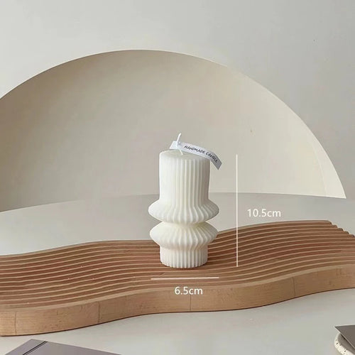 accessoires de décoration moderne bougies parfumées géométriques de luxe - vue 12 sur 12