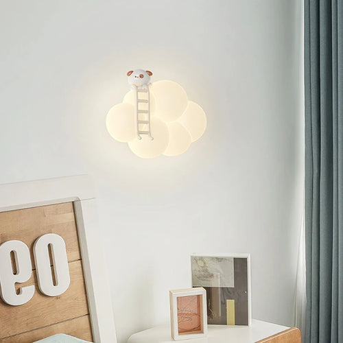 applique murale nuage créatif avec télécommande pour enfants - vue 6 sur 8