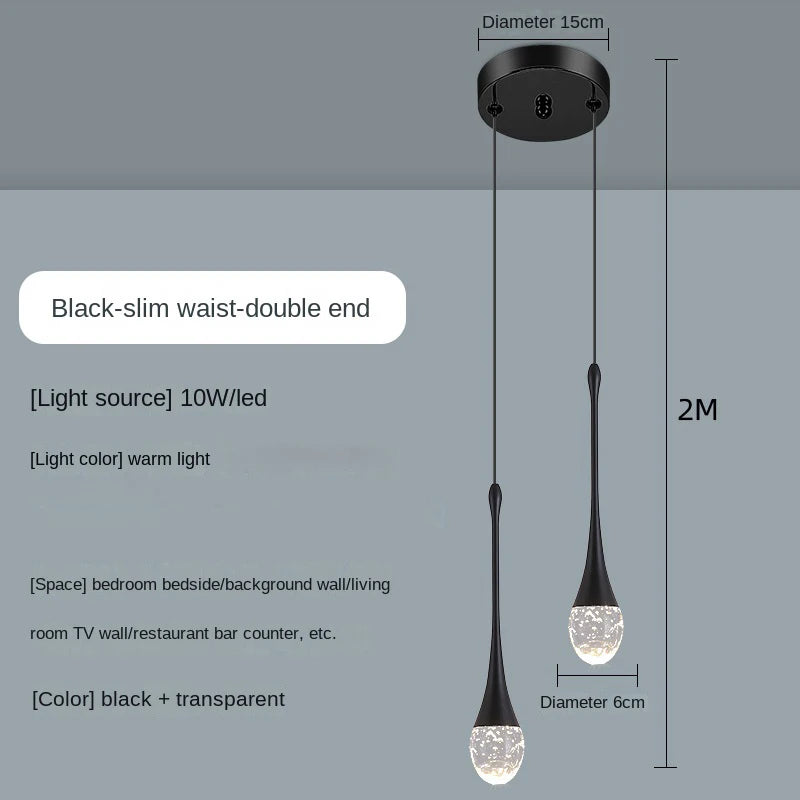 Suspension en cristal au design moderne - vue 15 sur 18