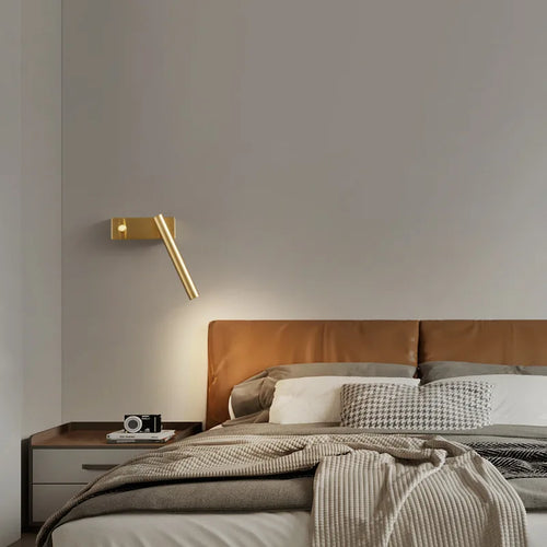 Appliques murales en cuivre avec interrupteur rotatif - vue 4 sur 8