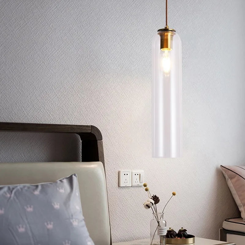 Suspension nordique LED en verre - vue 4 sur 11