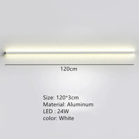 applique murale led moderne avec interrupteur de gradation pour décoration