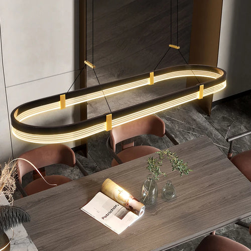 suspension moderne en led pour décoration intérieure élégante - vue 4 sur 8