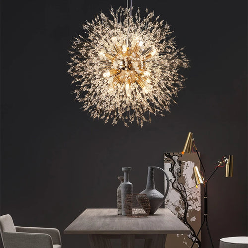 lustre à led moderne style nordique pour décoration intérieure - vue 5 sur 14
