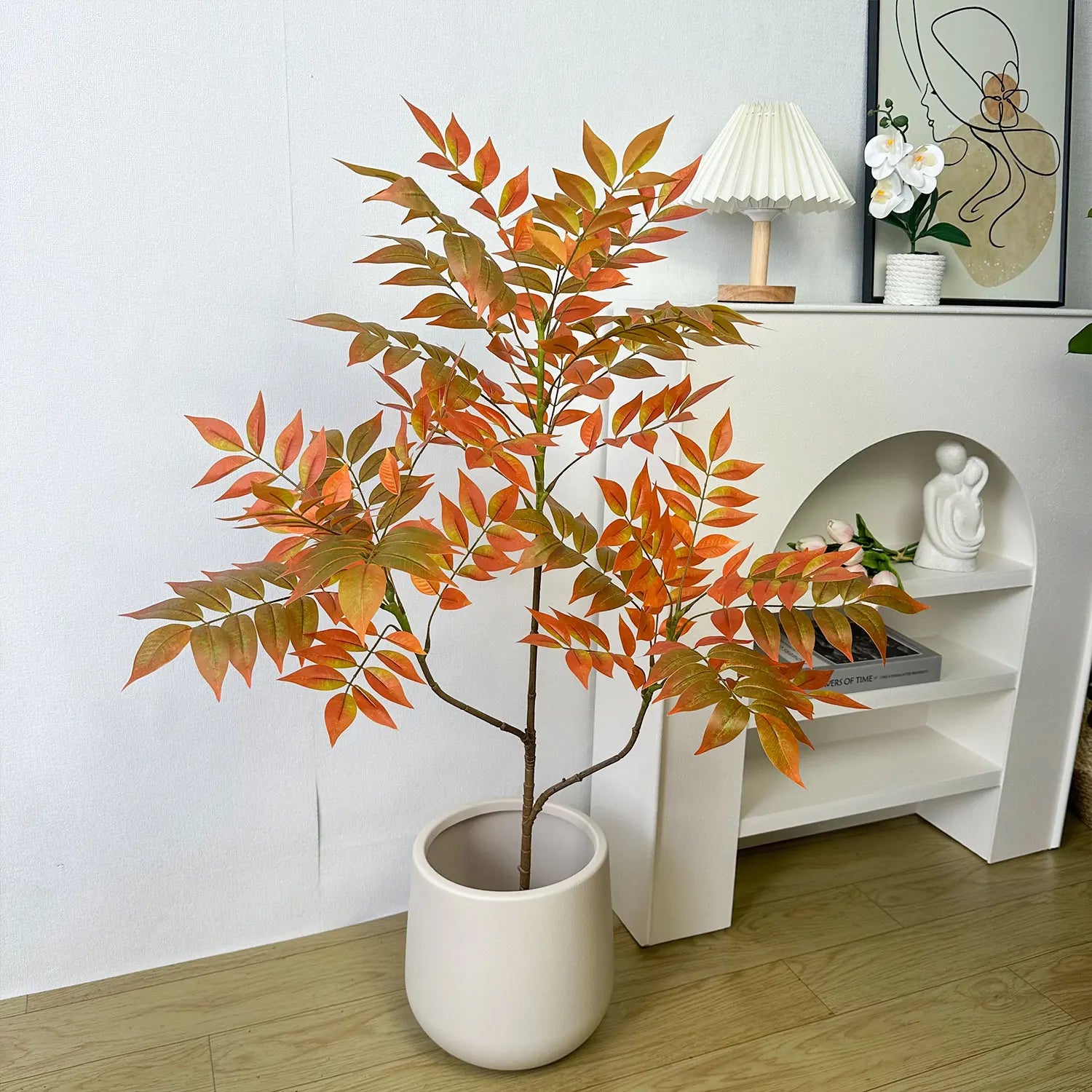 plantes artificielles grandes fausses branches pour décoration intérieure extérieure - vue 3 sur 14