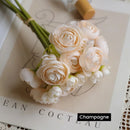 bouquet de fleurs artificielles pour mariage et décoration
