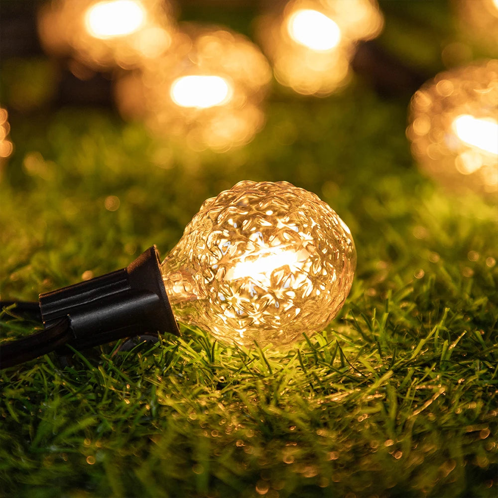 guirlande lumineuse d'extérieur connectable décorative pour jardin noël - vue 4 sur 7