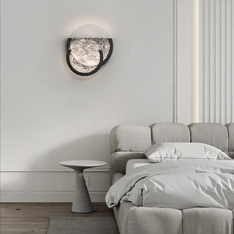 applique murale en acrylique lampe d ambiance design moderne pour intérieur - vue 4 sur 7