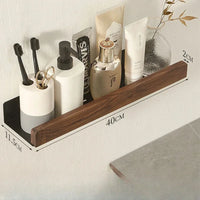 étagère murale en bois massif pour rangement pratique sans perforation