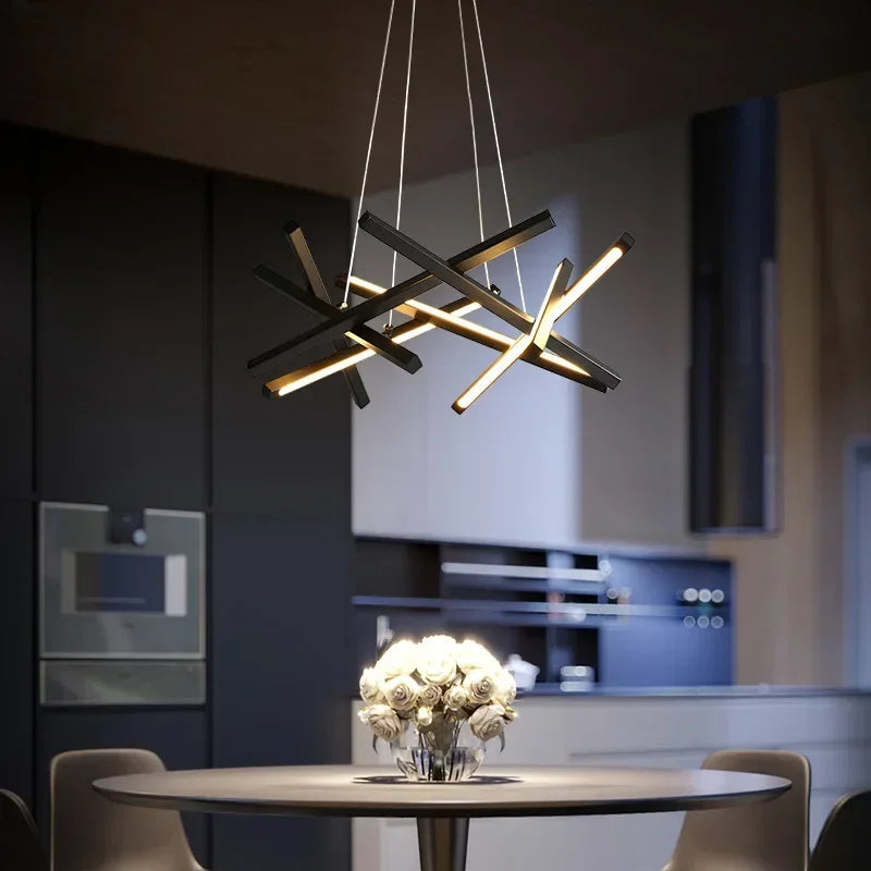 suspension à led moderne pour décoration intérieure élégante - vue 4 sur 8