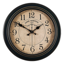 horloge murale vintage silencieuse design classique en métal