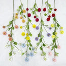 roues artificielles de fleurs pour décoration de mariage