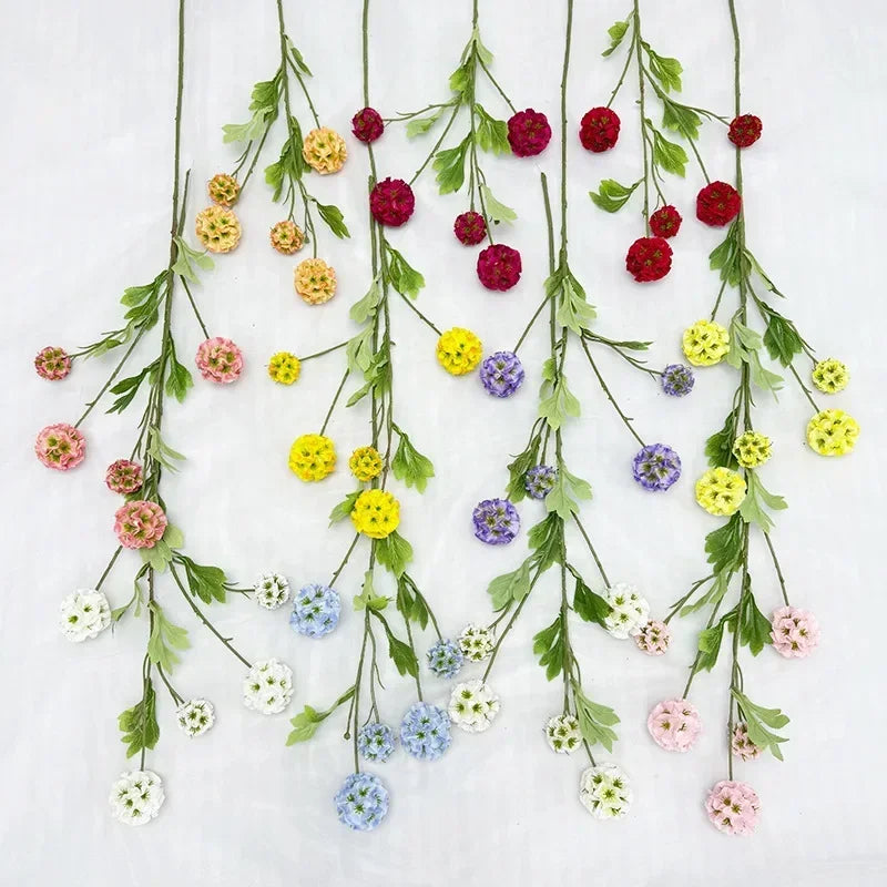 roues artificielles de fleurs pour décoration de mariage - vue 5 sur 15