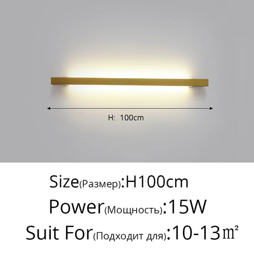 Applique murale à bande LED minimaliste moderne - vue 12 sur 16