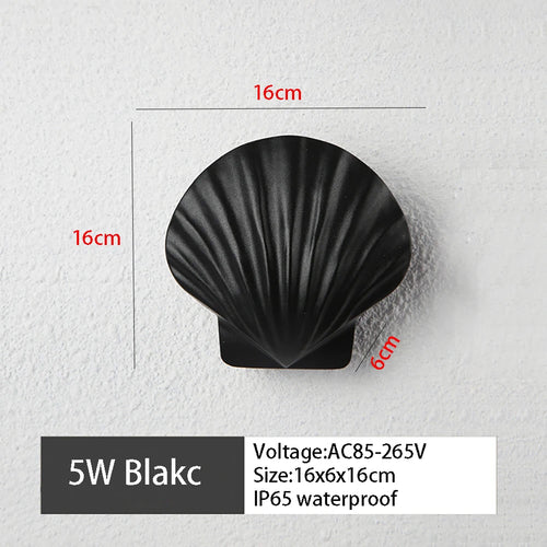 applique murale led design moderne étanche pour extérieur jardin - vue 9 sur 10