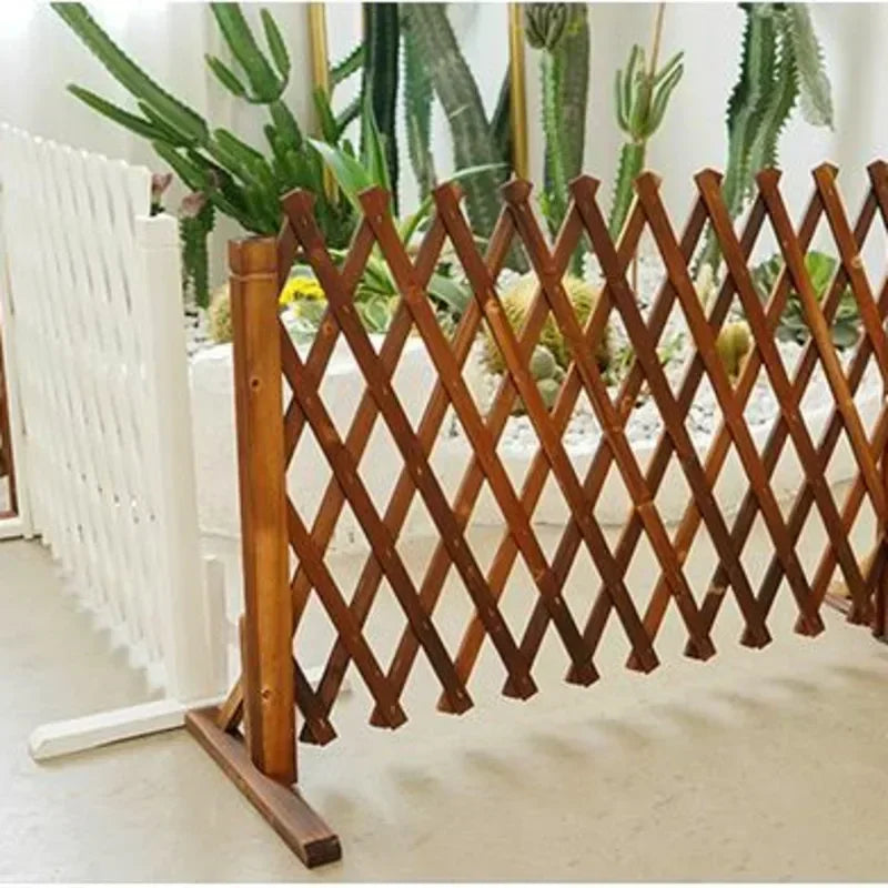 clôture en bois massif pour jardin et animaux de compagnie - vue 4 sur 22