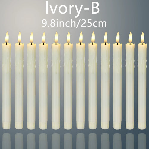 bougies LED décoratives scintillantes pour mariage et Halloween - vue 15 sur 14