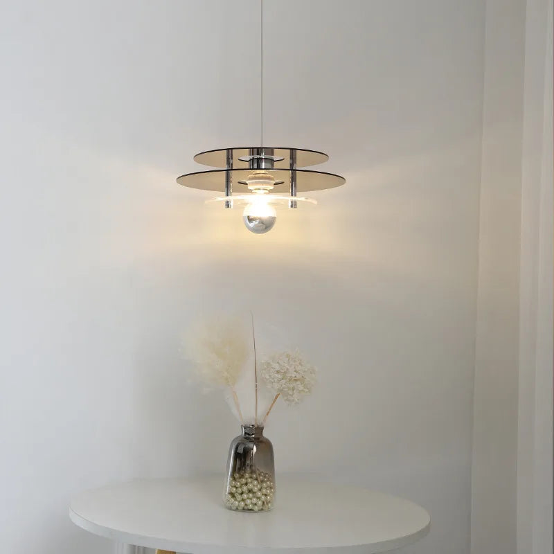 suspension ovni acrylique style nordique décoration maison - vue 4 sur 12